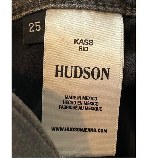 Hudson Jeans Kass High Rise Straight Fit Denim Ankle size 25 - Picture 6 of 7